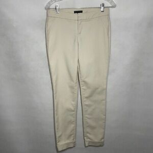 Saks Fifth Avenue Cropped Pants Size 10 light Tan Career Women’s